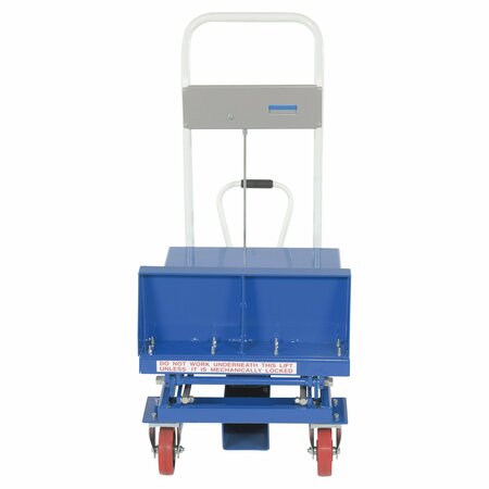 Vestil Blue Lift & Tile Cart With Sequence Select 400 lb 30 x 19.5 CART-400-LT